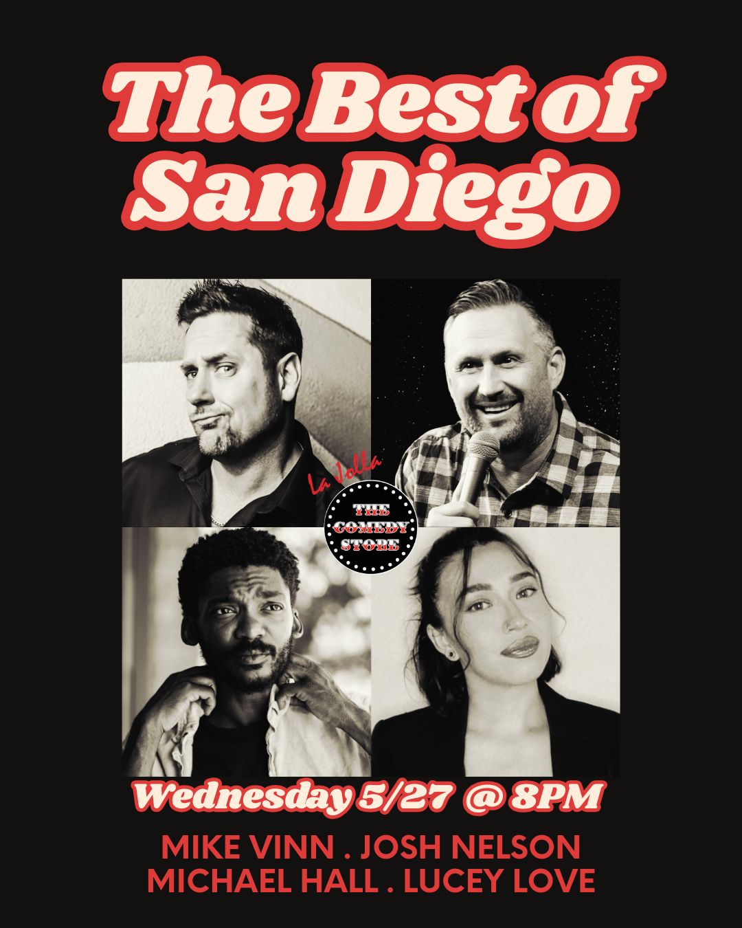 The Best of San Diego tour poster — 2026